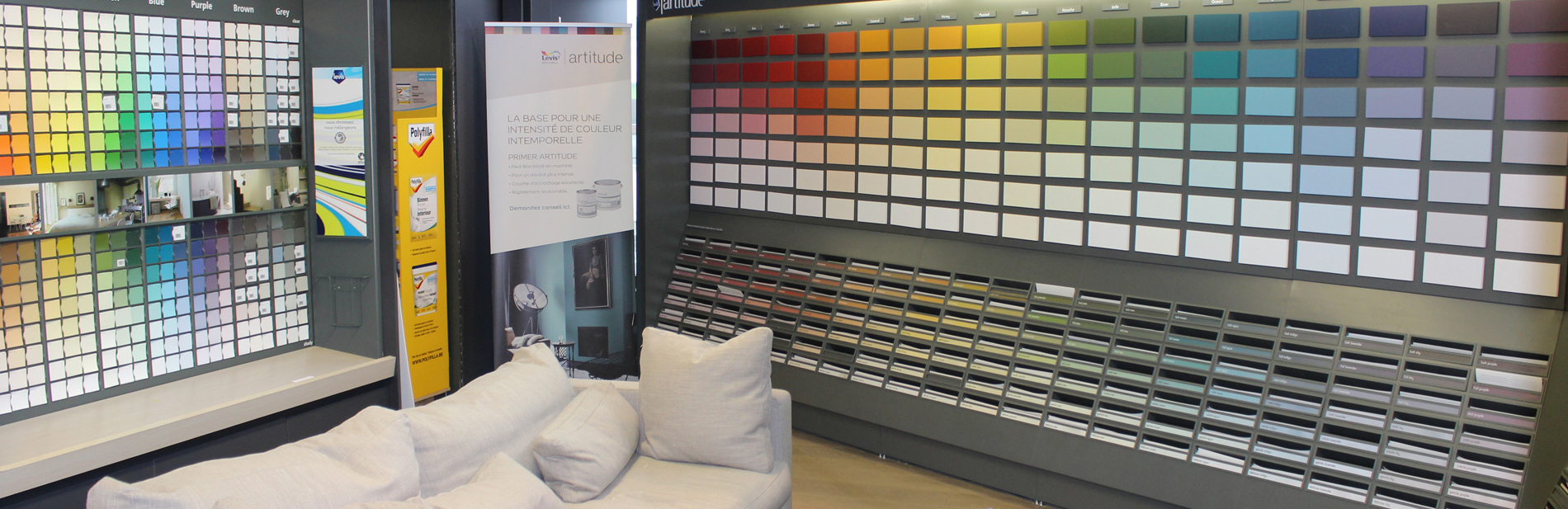 Toutes les couleurs de la peinture pour décoration chez Miniox